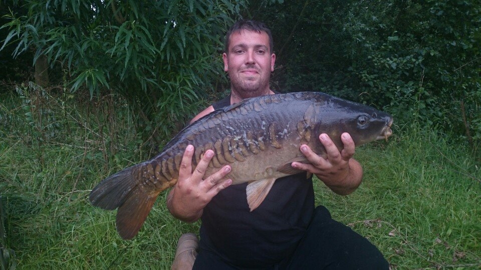 15lb Mirror caught by club member Steve Wright