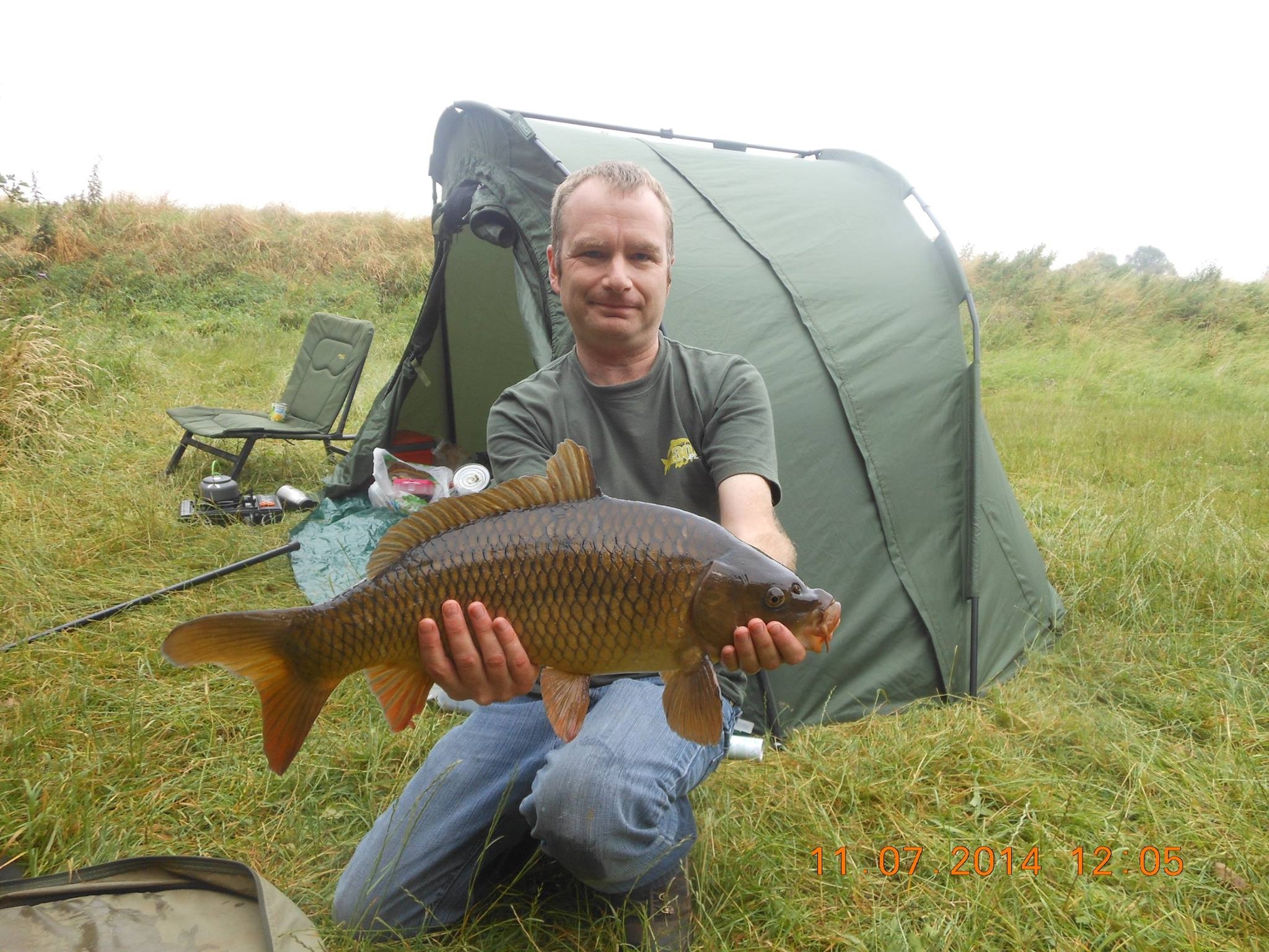 9lb Common caught on Heritage Lake, July 2014