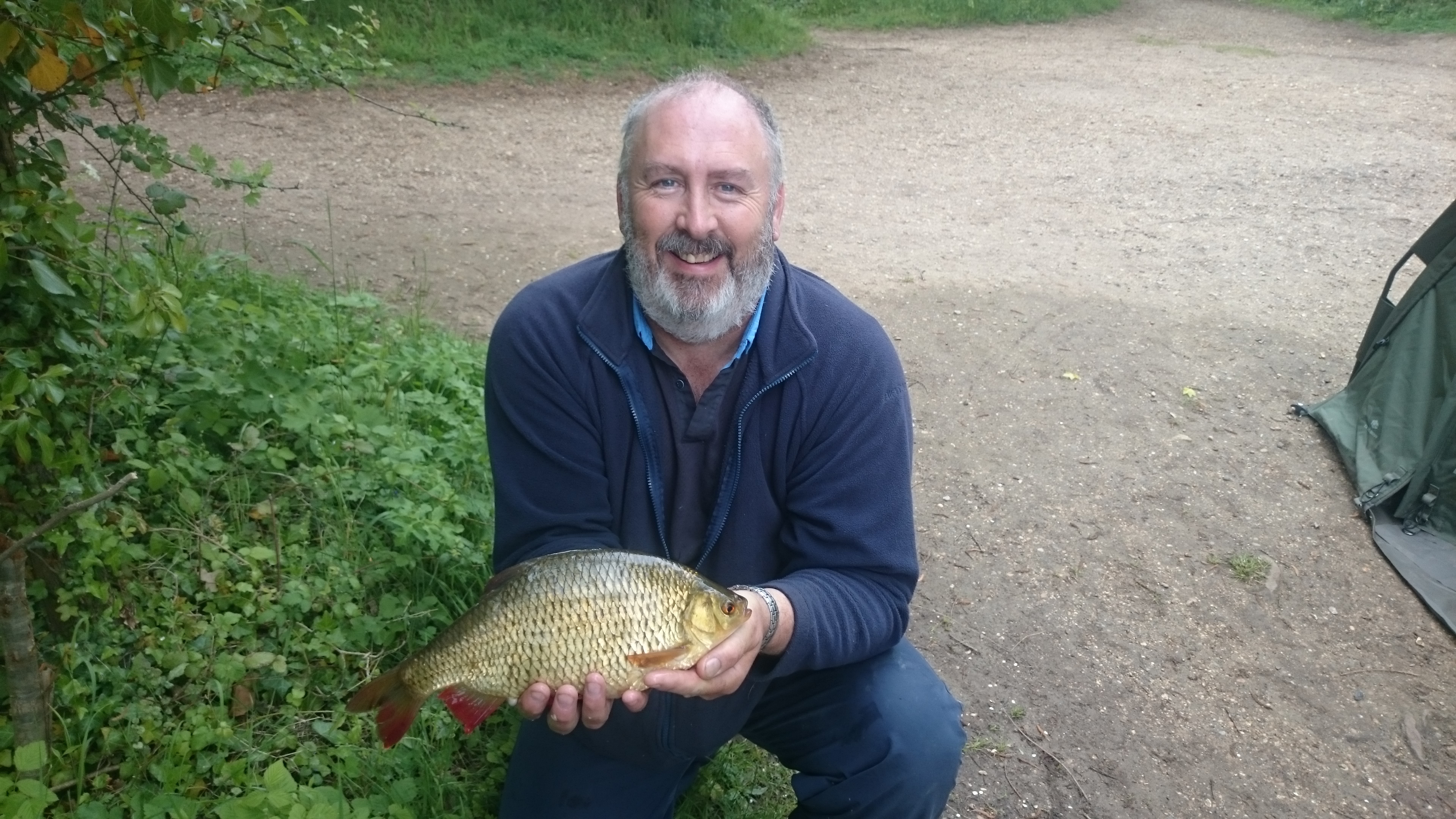 John Pope's record equalling 2lb 8oz Rudd caught From Dickos at Milton Country Park at the weekend. Caught on Red and White Maggot, June 2015
